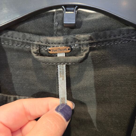 Free People hooded utility style Jacket sz XS - Picture 4 of 5